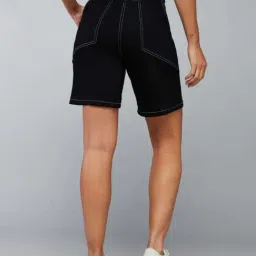 Dolce Crudo Black Regular Fit Shorts image 2