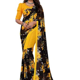 Moda Rapido Floral Poly Georgette Saree-picture-19