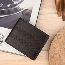 Clog London Brown Textured Leather Small Bi-Fold Wallet for Men-picture-21