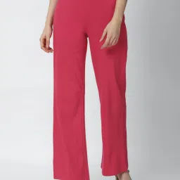 Forever 21 Red Regular Fit Trousers image 1