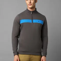 Louis Philippe Brown Regular Fit Printed Sweatshirt-picture-17