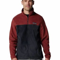 Columbia Spice & Black Regular Fit Colour Block Sports Jacket-picture-20