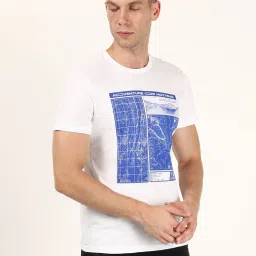 Wrangler White Regular Fit Printed T-Shirt image 4