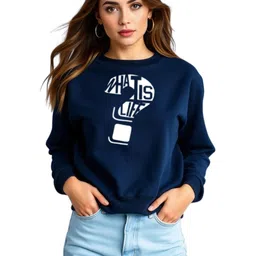 SALUJA FABRICS Women Graphic Printed Sweatshirt-picture-22