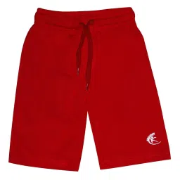 Kiddopanti Kids Navy & Red Solid Shorts (Pack Of 2) image 4