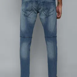 Allen Solly Jeans Blue Cotton Regular Fit Self Pattern Jeans image 2