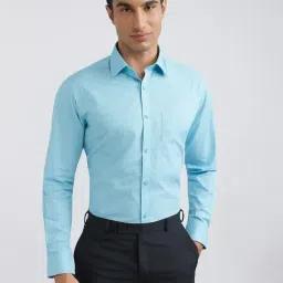 Raymond Blue Slim Fit Shirt-picture-27