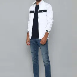 Allen Solly Jeans Blue Cotton Regular Fit Self Pattern Jeans image 5