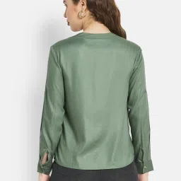 METTLE Olive Regular Fit Shirt image 2