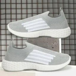 Carlton London Women's Light Grey Slip-On Shoes-picture-20