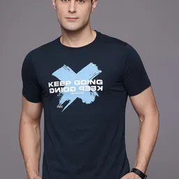 HRX by Hrithik Roshan Typography Print Indigo T-shirt-picture-50
