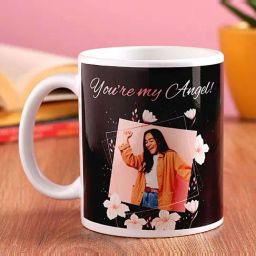 FNP Multicolor Ceramic Angel Daughter Personalised Mug (325ml)-picture-2