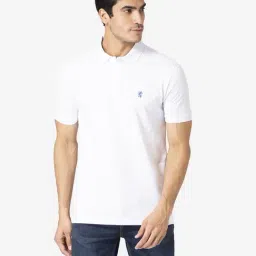 Red Tape White Cotton Regular Fit Polo T-Shirt-picture-43