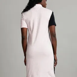 TOMMY HILFIGER Light Pink Colour Blocked Dress image 2