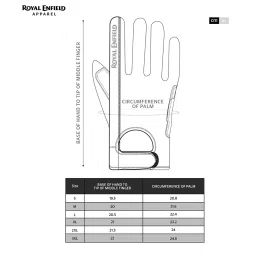 Royal Enfield Stout Riding Gloves Brown - 2XL image 3