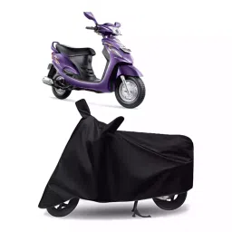 Auto Pearl Bike Cover for Mahindra Rodeo RZ (Black)-picture-19