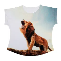 Disney by Wear Your Mind Girls White Printed Top-image-90