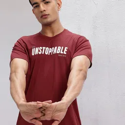 HRX by Hrithik Roshan Typography Print Regular Fit Training T-shirt-picture-43