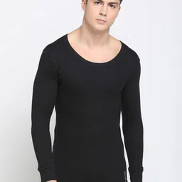Levis Men Black Solid Thermal Top-picture-41
