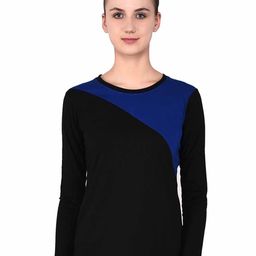 BEYOU FASHION Women Colourblocked Pockets Slim Fit T-shirt-picture-45