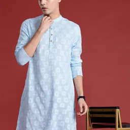 Anouk Woven Design Pure Cotton Kurta-picture-34