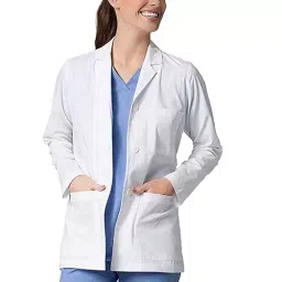 ETS Hand Pro XXL Size Half Sleeves Lab Coat For Doctors, Students and Healthcare Professional White-picture-10