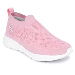 TRASE Mesh Designed Slip On Shoes - Pink-picture-9