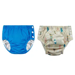 Chinmay Kids Reusable Swim Diaper Pants Pack of 2 Soft Adjustable and Leak-Proof Unisex Swimming Pool Wear for Infant Boys and Girls-image-41