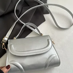 corsica DressBerry Women Solid Structured Leather Sling Bag-picture-38