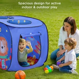 Play Nation Space Theme Popup Play Tent House - Blue image 2