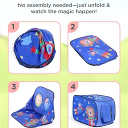 Play Nation Space Theme Popup Play Tent House - Blue image 3