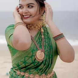 Moda Rapido Woven Design Zari Art Silk Handloom Banarasi Saree-image-53