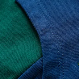 Babyhug Cotton Knit Full Sleeves Front Open Hooded Sweatjacket With Colour Blocks - Multi Colour image 5