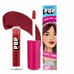 SUGAR POP 8 Hour Stay Non-Drying & Smudge Proof Matte Lipcolour 1.6 ml - Maple 18-picture-20