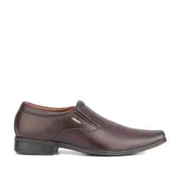 Red Chief Brown Formal Slip-Ons image 2