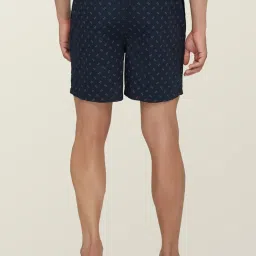 XYXX Blue & Navy Cotton Relaxed Fit Printed Boxers - Pack Of 2 image 3