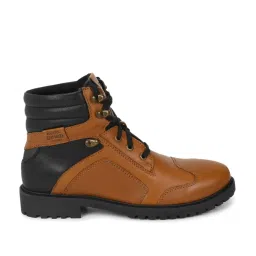 Royal Enfield Men's Marshall Tan Derby Boots image 1