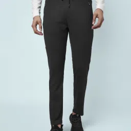Ajile by Pantaloons Charcoal Melange Slim Fit Trackpants image 1