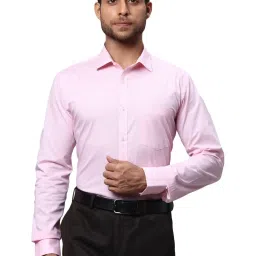 Park Avenue Medium Red Slim Fit Checks Shirt image 1