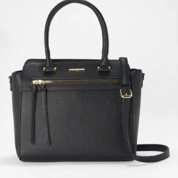 Forever Glam by Pantaloons Black Textured Medium Handbag-picture-25