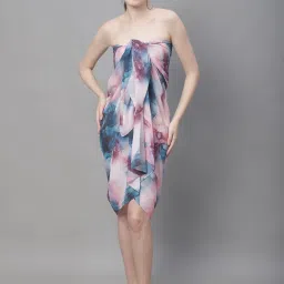 Claura Multicolored Printed Beachwear Sarong image 1