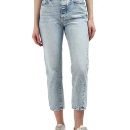 TOMMY HILFIGER Denim Cotton High Rise Jeans image 1