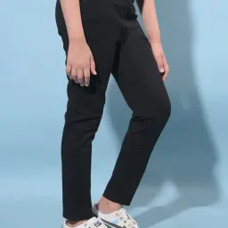 Crimsoune Club Kids Black Solid Treggings image 4