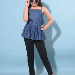 Crimsoune Club Kids Black Solid Treggings image 5