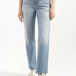 United Colors of Benetton Women Straight Fit Heavy Fade Jeans-picture-7