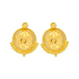 Sri Jagdamba Pearls 22k Gold Pendant without Chain for Women - Set of 2-picture-3