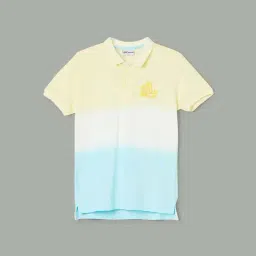 Fame Forever by Lifestyle Kids Multicolor Cotton Color Block Polo T-Shirt-picture-18