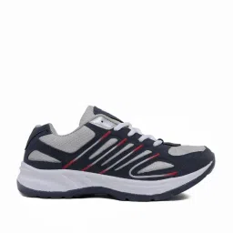 Asian Men's Grey & Blue Running Shoes image 1