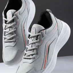 Asian Men's Grey Running Shoes image 1