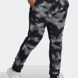 Adidas Black Regular Fit Camouflage Sports Joggers image 1
